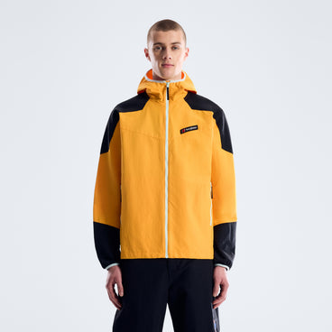 Men's Kara-SU Windbreaker - Tangerine/Jet Black