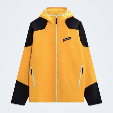 Men's Kara-SU Windbreaker - Tangerine/Jet Black