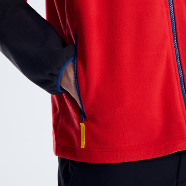 Men's Kara-SU Fleece - Goji Berry/Jet Black