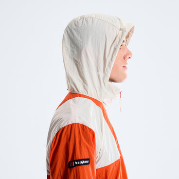 Men's Trango Mountain Windbreaker - Flame/Stone
