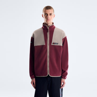 Men's Trango Mountain Fleece - Dark Purple/Light Grey