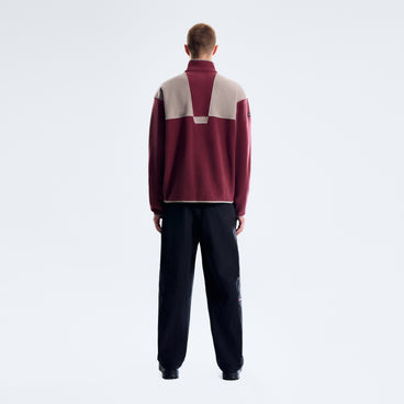 Men's Trango Mountain Fleece - Dark Purple/Light Grey