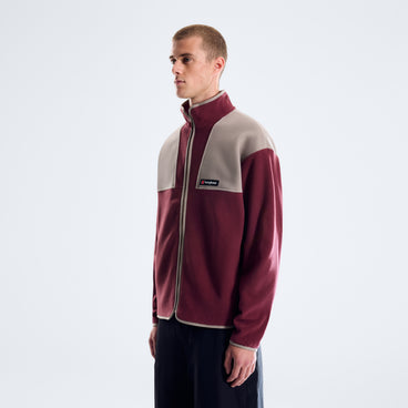 Men's Trango Mountain Fleece - Dark Purple/Light Grey