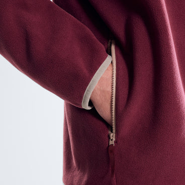 Men's Trango Mountain Fleece - Dark Purple/Light Grey