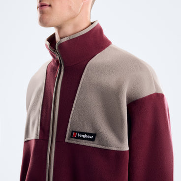 Men's Trango Mountain Fleece - Dark Purple/Light Grey