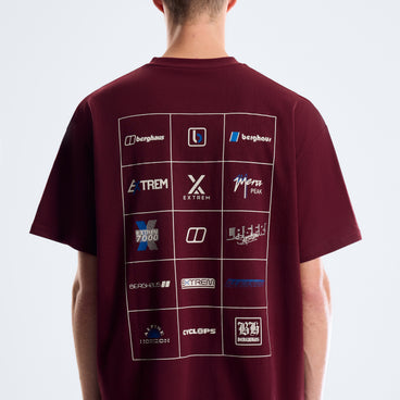 Men's Trango Mountain Logo T-Shirt - Dark Purple