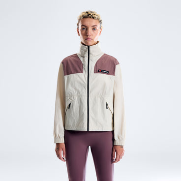 Women's Trango Mountain Windbreaker - Light Brown/Light Blue