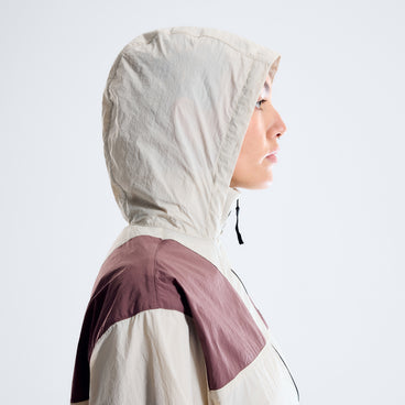 Women's Trango Mountain Windbreaker - Light Brown/Light Blue