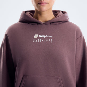 Women's Trango Mountain Hoodie - Light Brown