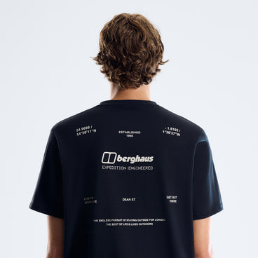 Men's Infograph T-Shirt - Black