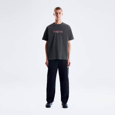 Pop X Berghaus Duo Logo Tee - Washed Black
