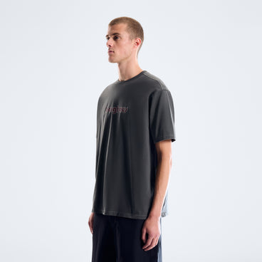 Pop X Berghaus Duo Logo Tee - Washed Black