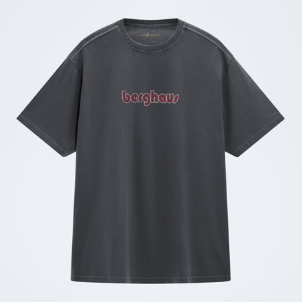 Pop X Berghaus Duo Logo Tee - Washed Black