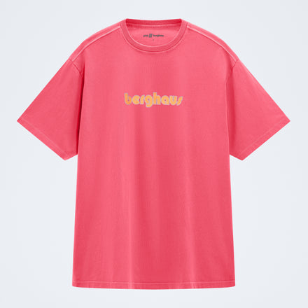 Pop X Berghaus Duo Logo Tee - Washed Haute Red