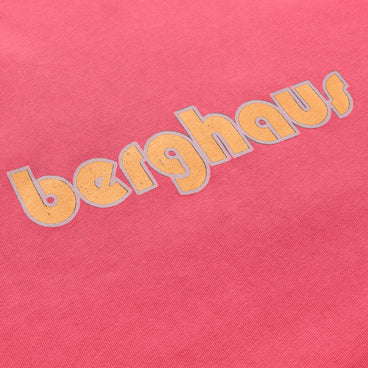 Pop X Berghaus Duo Logo Tee - Washed Haute Red