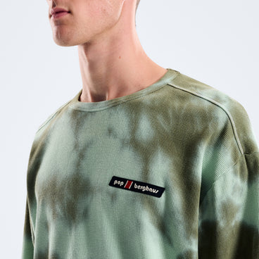 Pop X Berghaus Pop Waffle LS Tee - Thyme