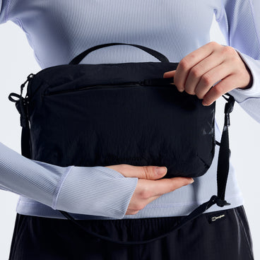 Unisex Wylam Cross Body Bag - Jet Black
