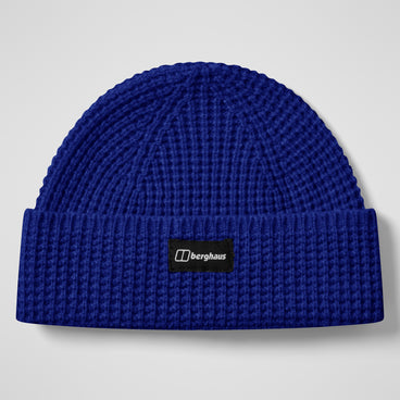 Rhynie Waffle Rib Beanie - Blue