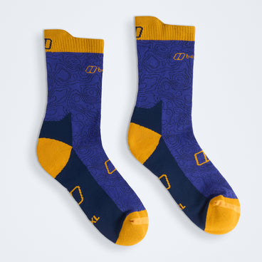 Unisex Trail Sock - Bottle Blue