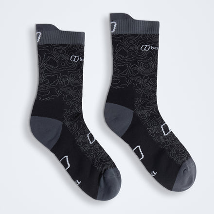 Unisex Trail Sock - Jet Black