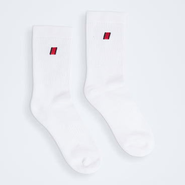 Unisex Kara-SU Sock - Pure White